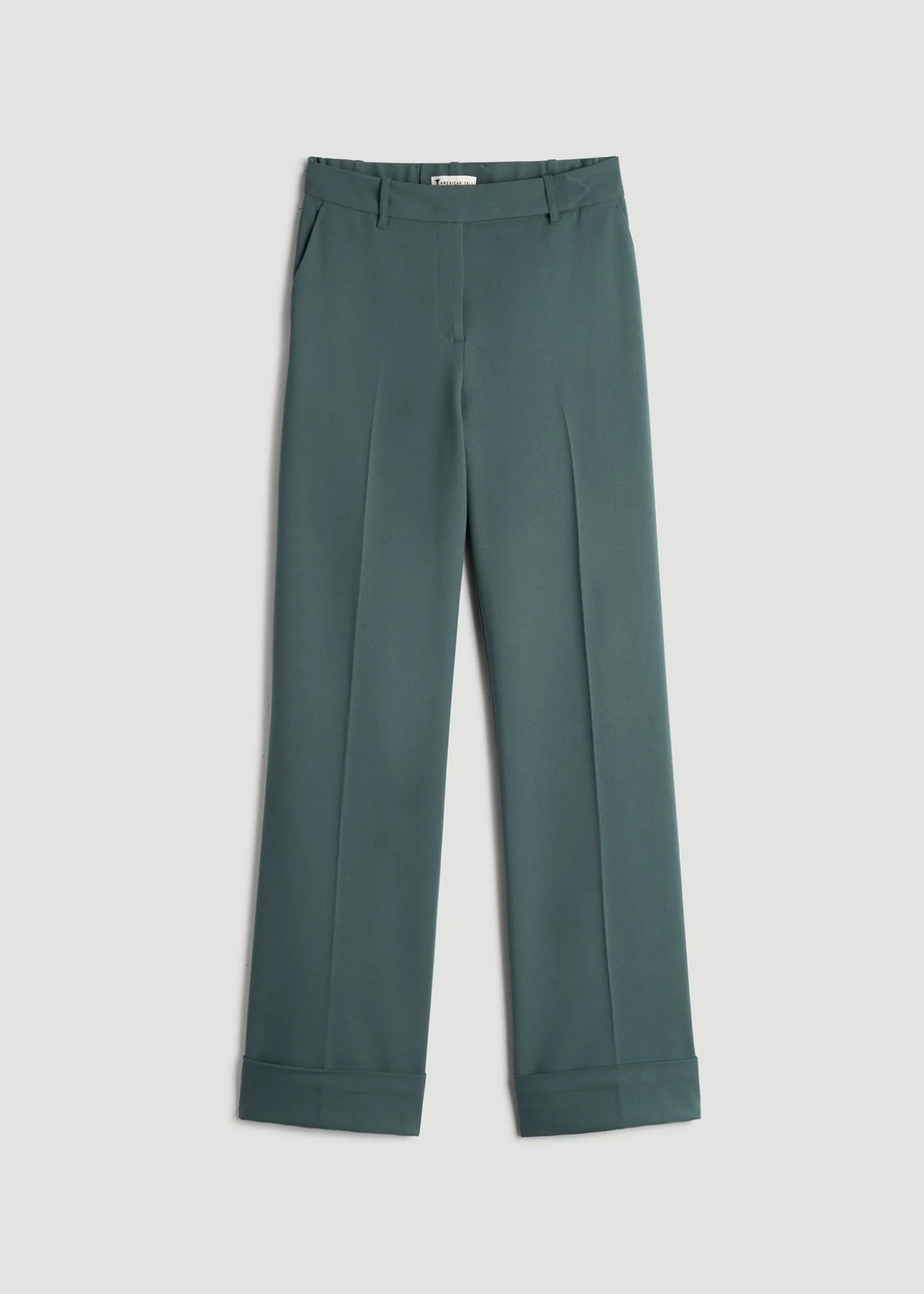 Wide-Leg Cuffed Pants for Tall Women