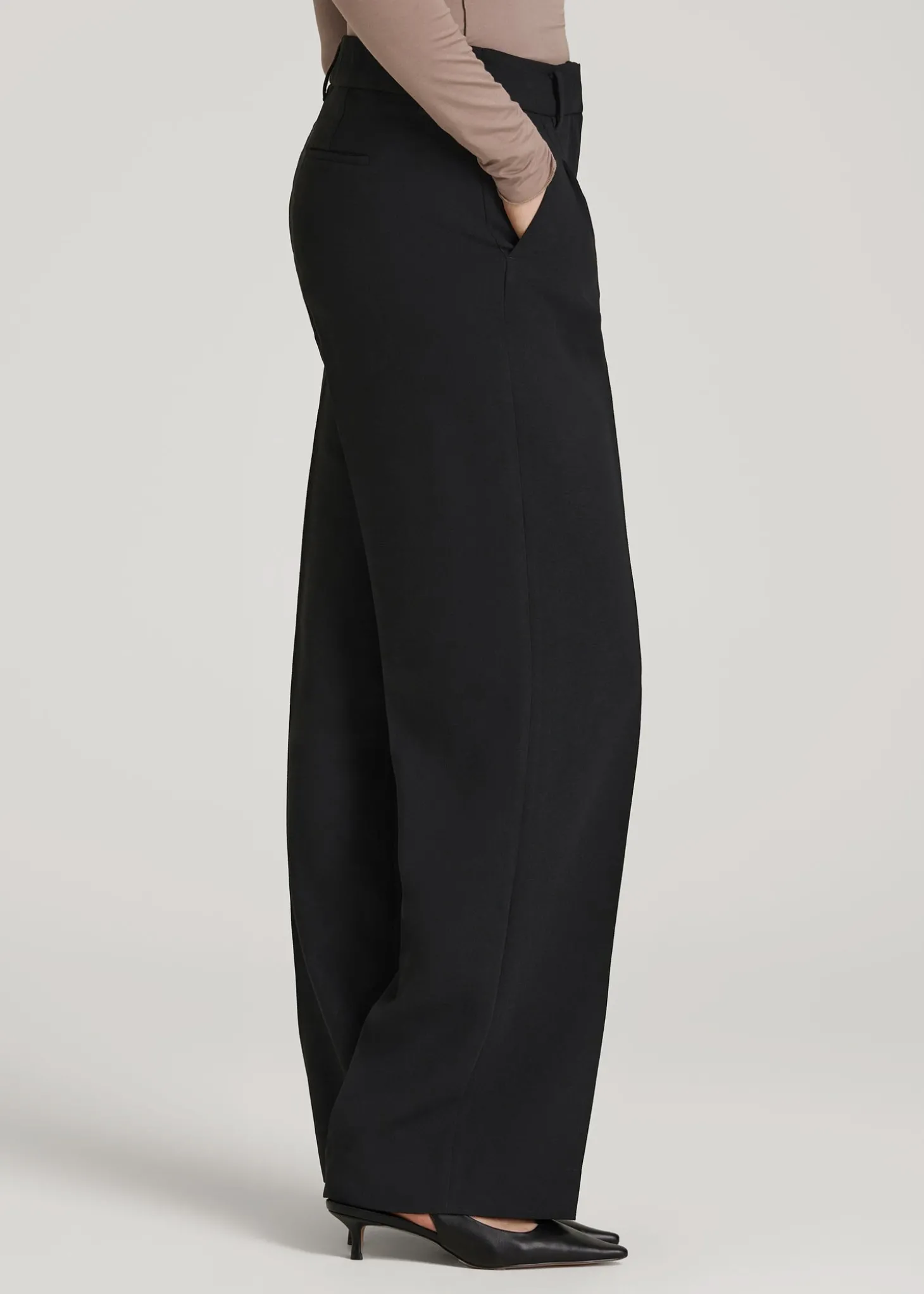 Wide Leg Pleated Dress Pants 2.0 for Tall Women
