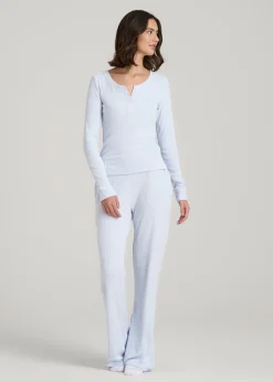 Women's Ribbed Flare Lounge Pants for Tall Women