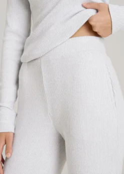 Women's Ribbed Flare Lounge Pants for Tall Women
