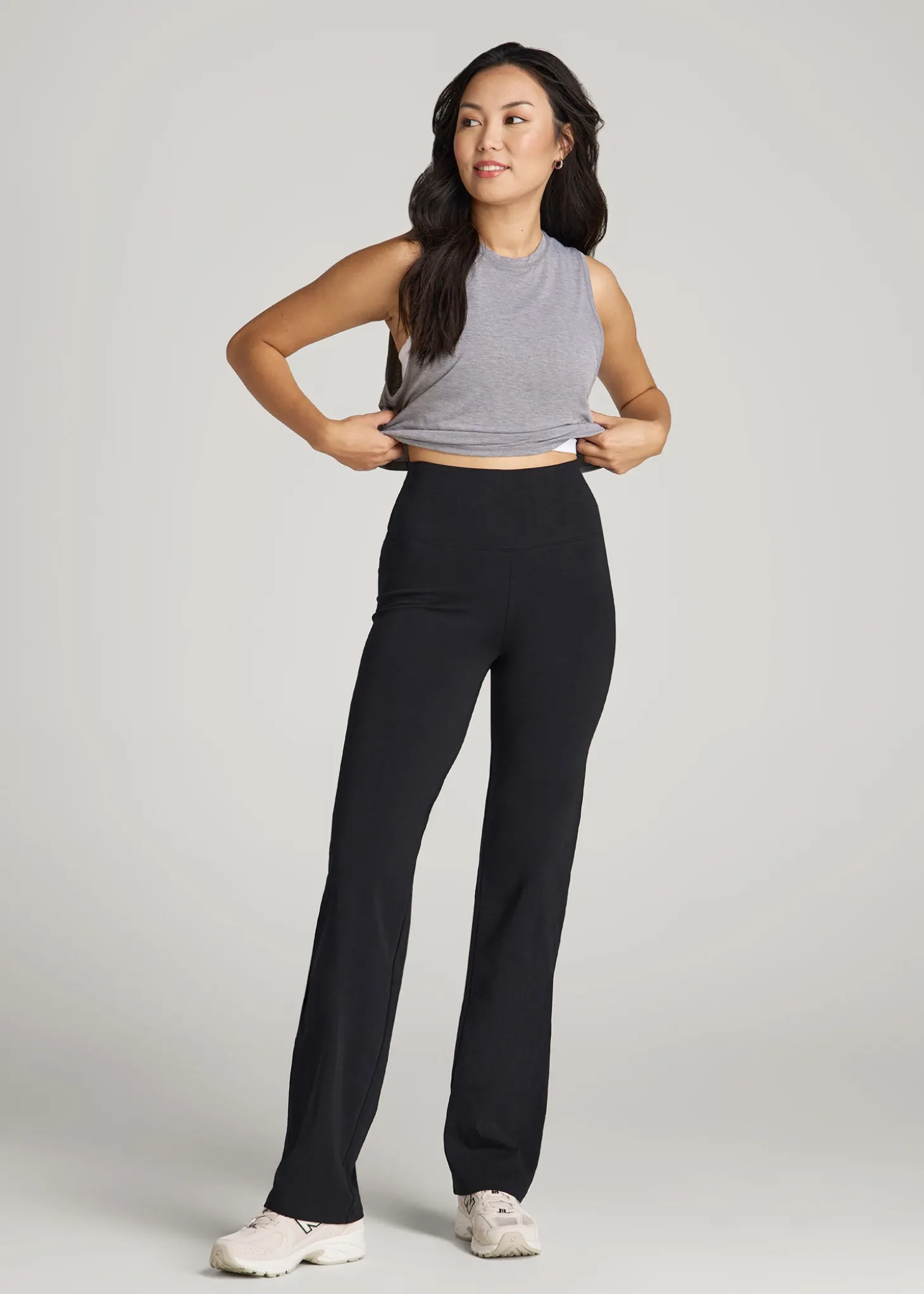 Women's Straight Leg Cotton Leggings for Tall Women
