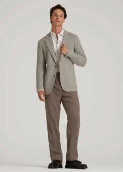 Wool Blend Blazer for Tall Men
