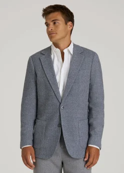 Wool Blend Blazer for Tall Men