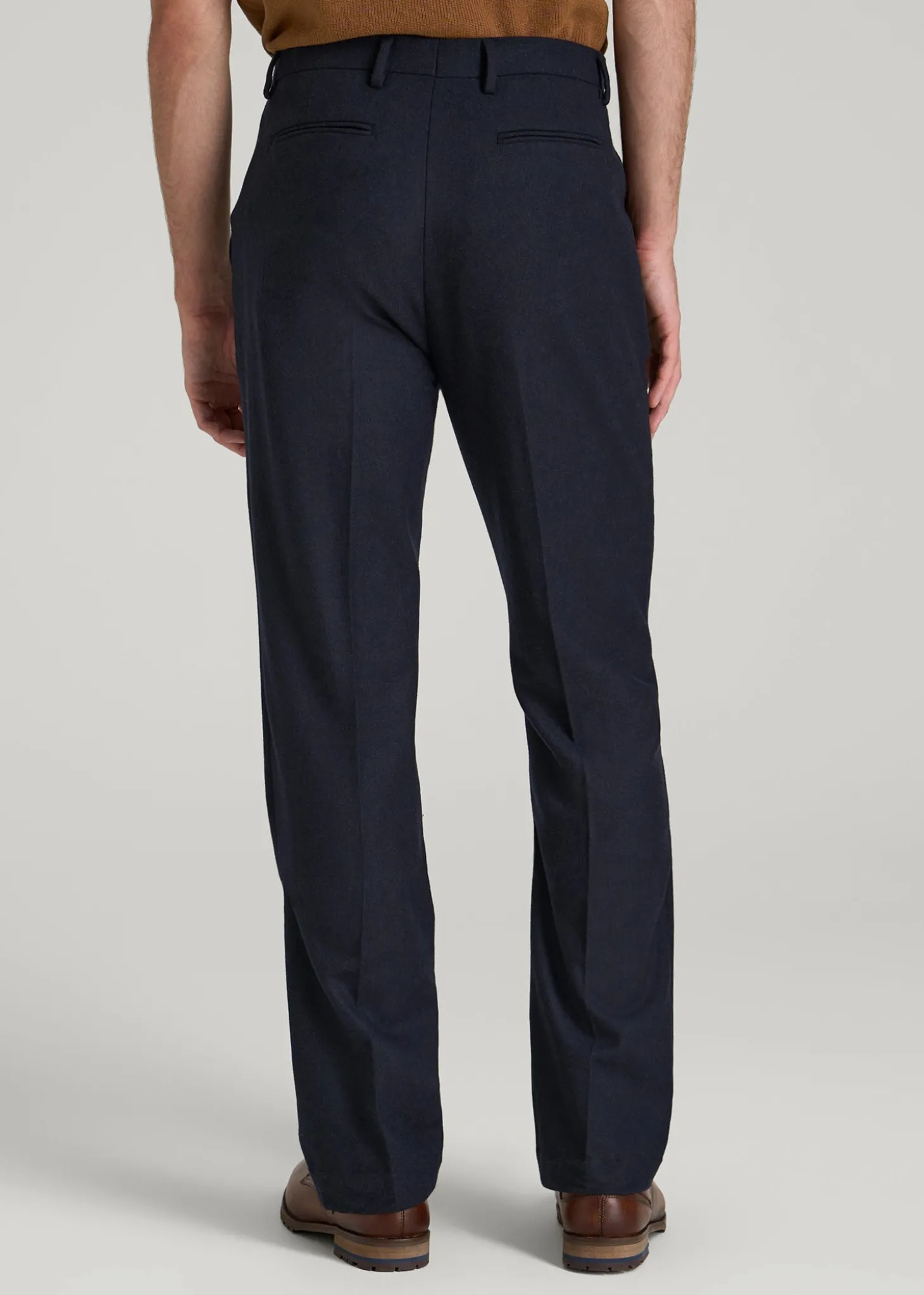 Wool Blend Dress Pants for Tall Men