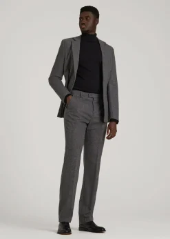 Wool Blend Dress Pants for Tall Men